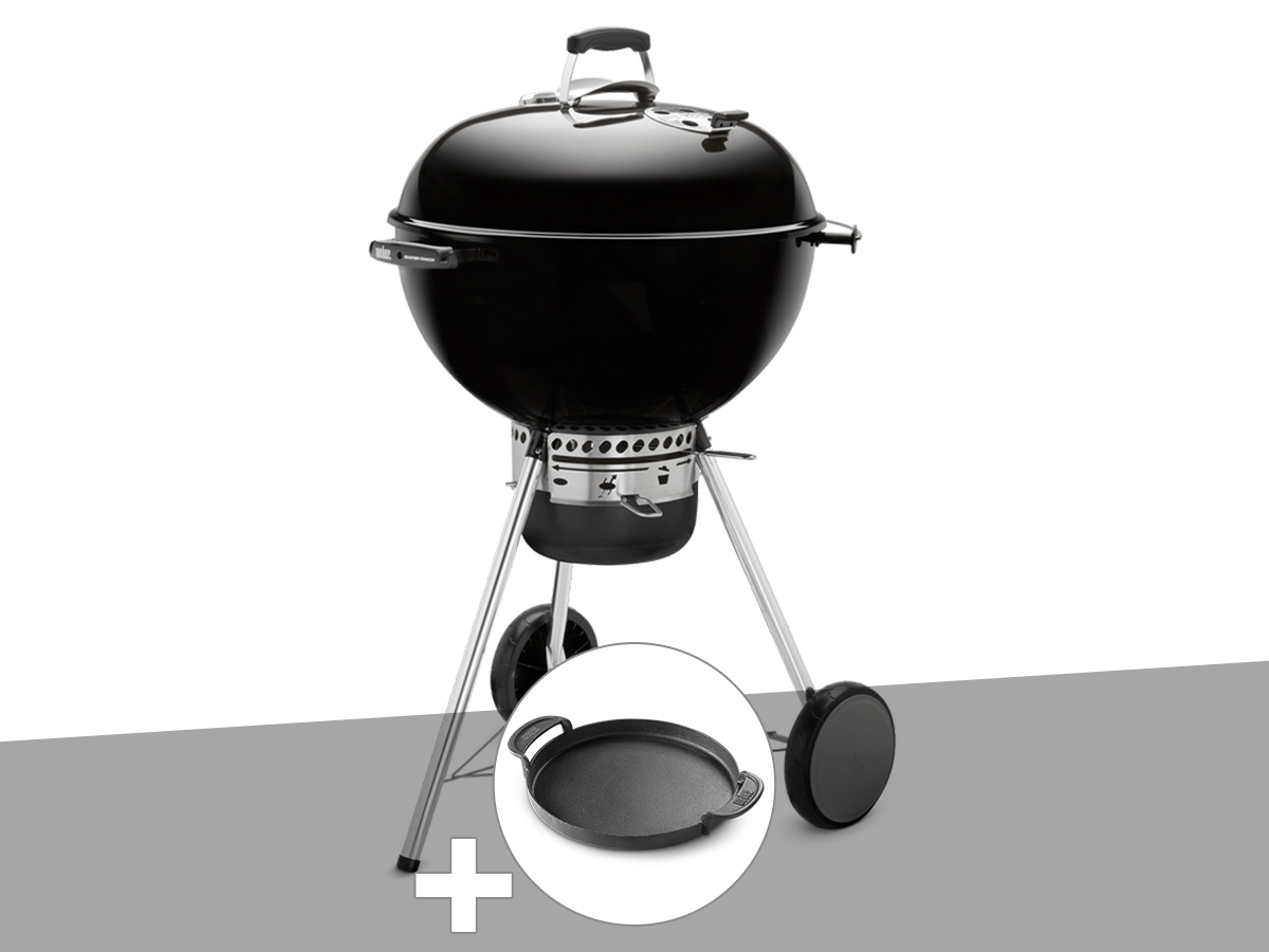 Image of Barbecue Weber Master-Touch GBS 57 cm Noir + Plancha