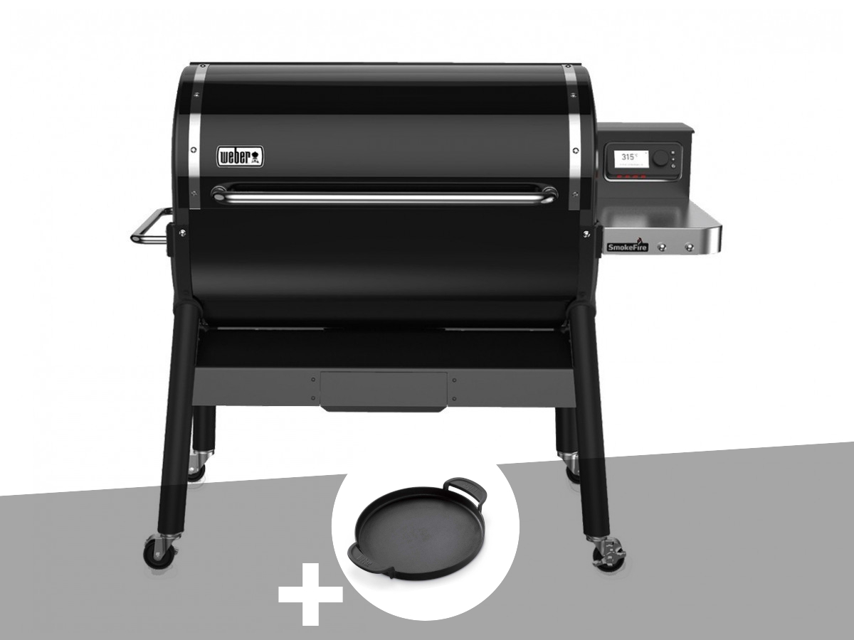 Image of Barbecue à pellets Weber Smokefire EX6 GBS + Plancha