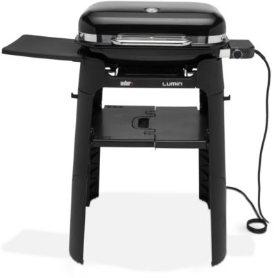 Image of Barbecue électrique WEBER lumin black stand